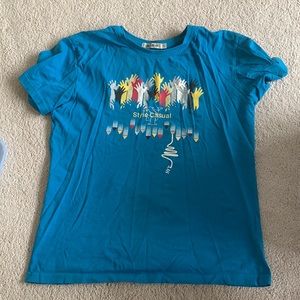 blues shirt in well condition